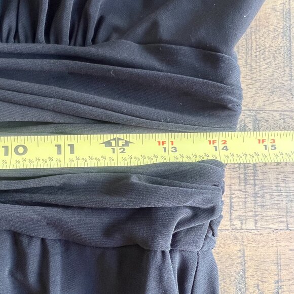 Evan Picone Sz 12 Black Cocktail Evening Sleeveless Dress LBD Formal Gala‎ Party - Picture 11 of 12